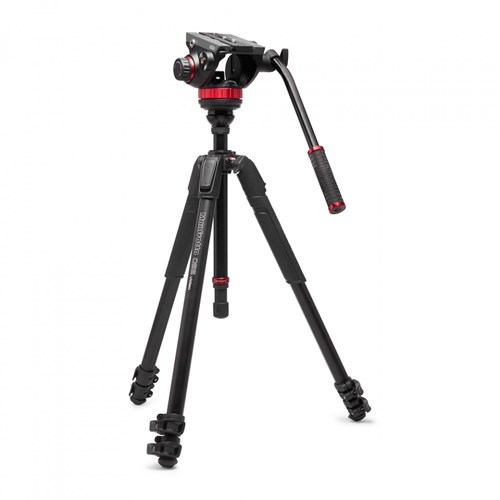 MANFROTTO Tripé de Video 055 + MVH502AH