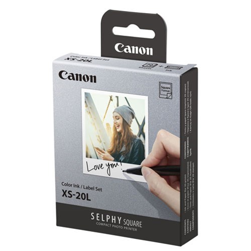 CANON Conjunto de Papel e Tinta Selphy Square XS-20L (20 Fotos)