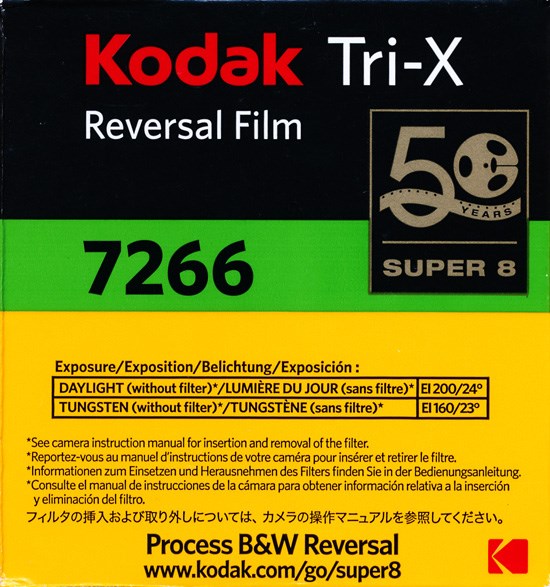 KODAK Super 8 Tri-X 7266 | Colorfoto.pt