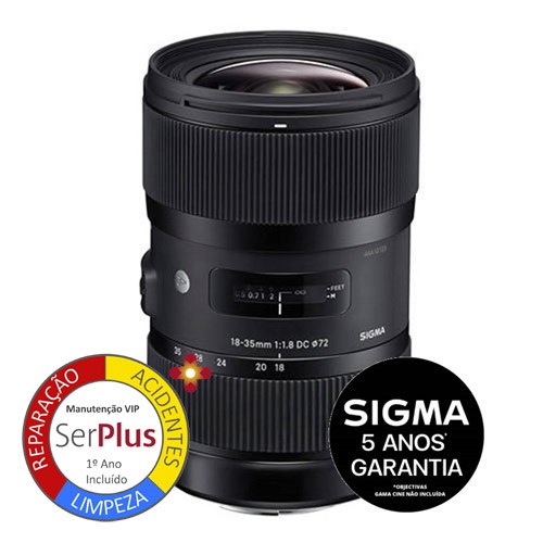 (ほぼ未使用)SIGMA 18-35mm F1.8 DC HSM Art EF Lente Sigma 18-35mm f/1.8 Art para Canon EF – Alta Performance e