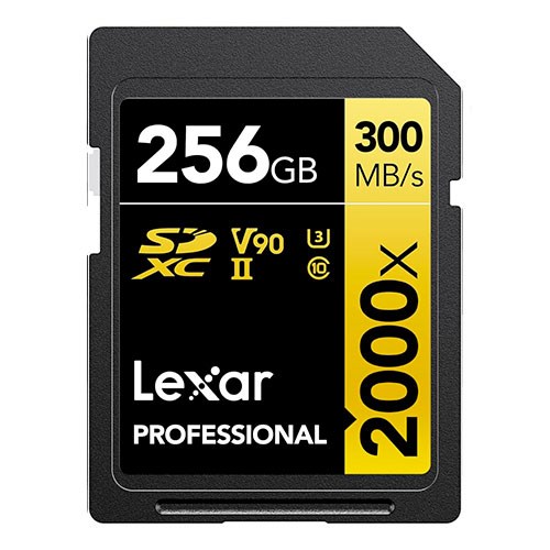 LEXAR SDXC UHS-II 256GB 2000X 300MB/s V90 | Colorfoto.pt